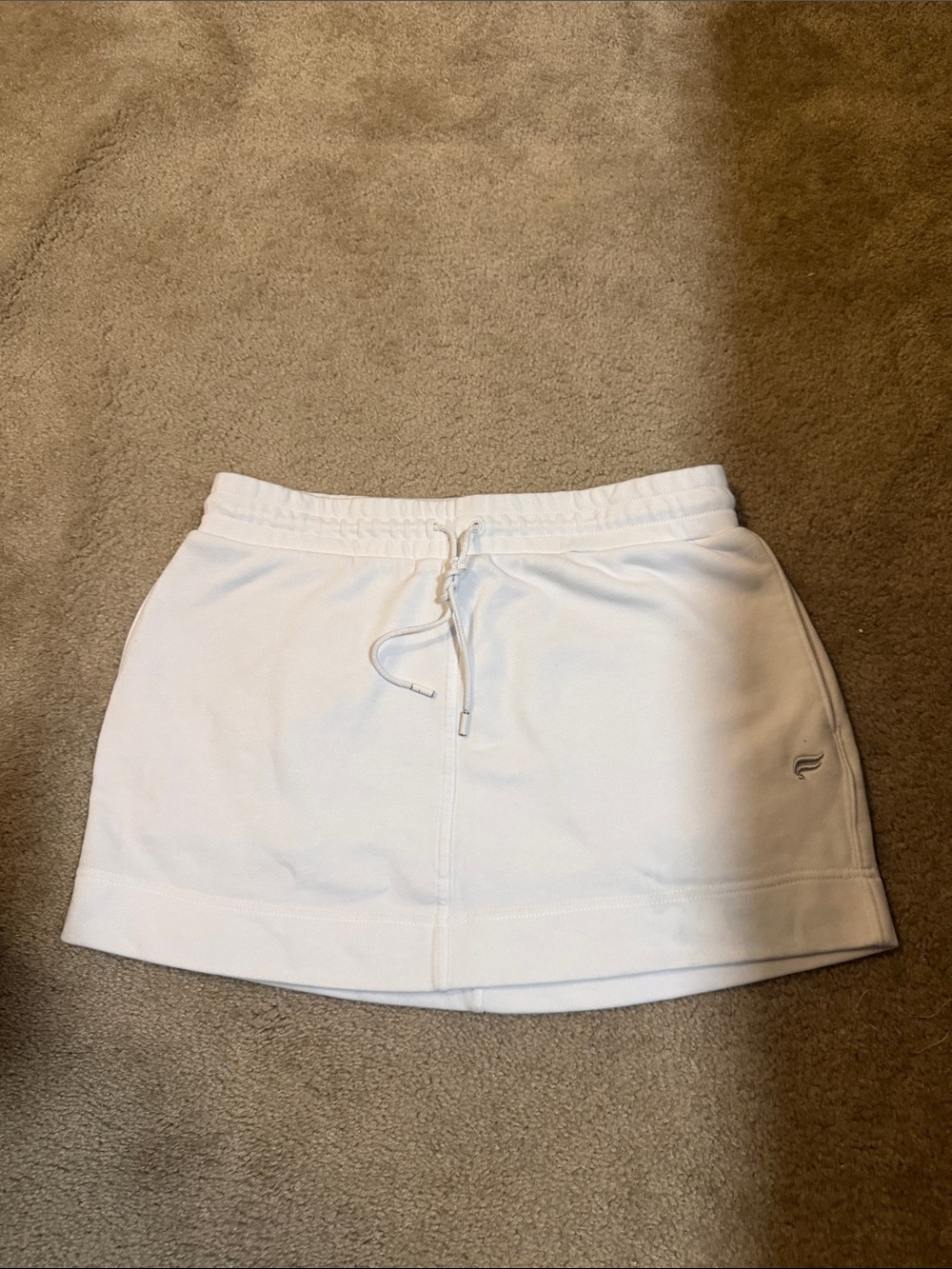 Fabletics White Athletic Drawstring Skort